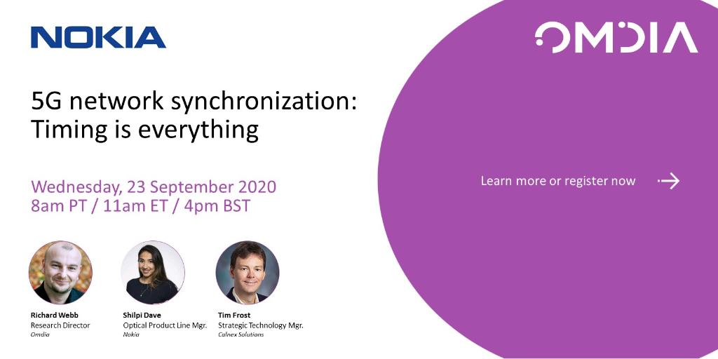 OmdiaHQ's tweet image. There are stringent time synchronization requirements for #5G. Learn the ins and outs: bit.ly/3aBmr8O. #networktiming @richardawebb @nokianetworks @CalnexSolutions