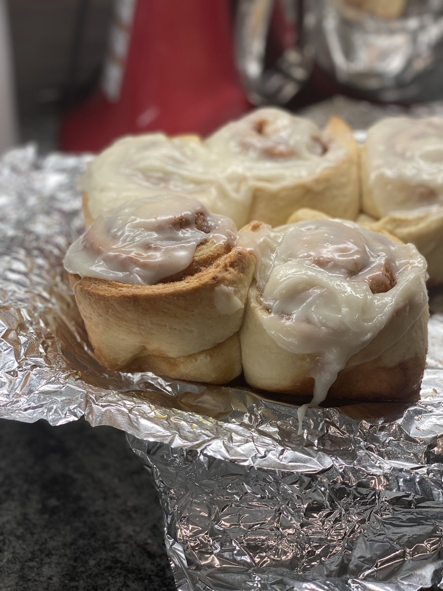 Bread #46: Ultimate Cinnamon Buns. These were excellent. I still like the Smitten Kitchen overnight ones better because if I'm going to make long-rising cinnamon buns, which is a bit of a pain, better to make the timing work to be hands-off & have them in the morning. August 28.