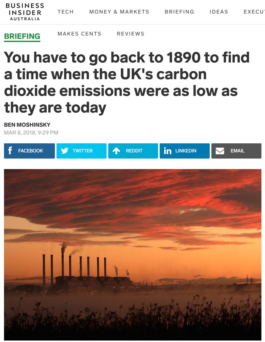 14. Now here we are... now the UK is proposing a Marshal plan because apparently, civic democracy has "failed" to correct the CO2 problem. Despite the fact that Britains CO2 production levels are now at the same level they were in 1890. https://www.businessinsider.com.au/uk-carbon-dioxide-emissions-lowest-since-1890-2018-3