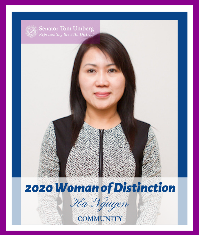 SenatorUmberg's tweet photo. Ha Nguyen is a #SD34 Women of Distinction in the field of Community Organization.
Ha "Mama" Nguyen is an active board member of VROC-Viet Rainbow of Orange County, an LGBTQ non-profit organization. To read more: https://t.co/CMWJOZxWqi
#WOTY2020, #SD34 @VietRainbowOC #VROC https://t.co/P3pKv4t8dQ