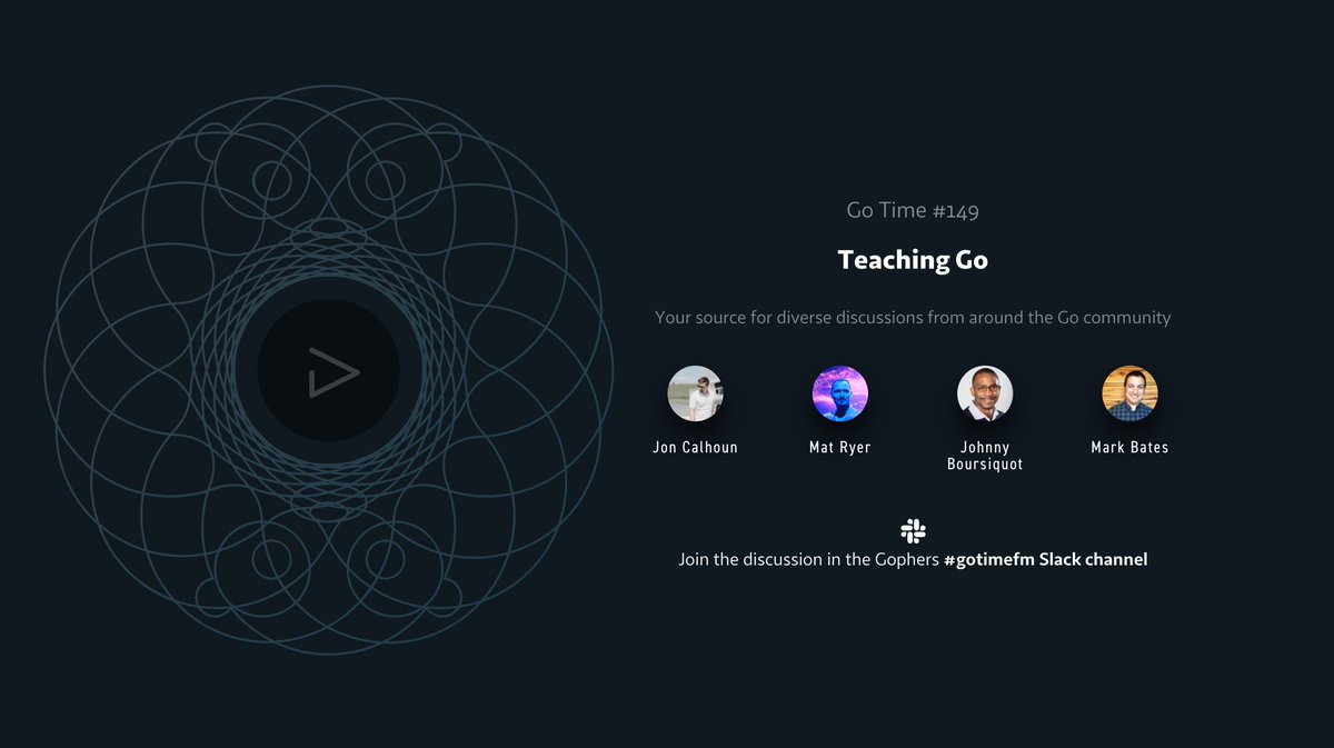 We are live talking about Teaching #golang on Go Time!

Don't miss the live recording! changelog.com/live/jQ4 and jump in the Gophers Slack to ask questions!