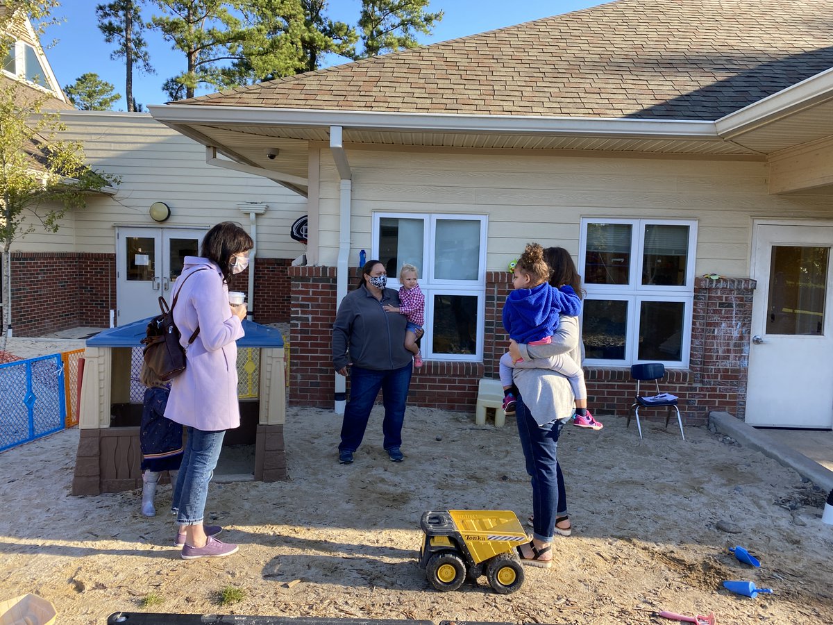 We love having Preschool parents come visit us for our safe and socially distant Parent Play programs. We are so glad to have these going on throughout the week for our families to keep our Lerner Community going strong!