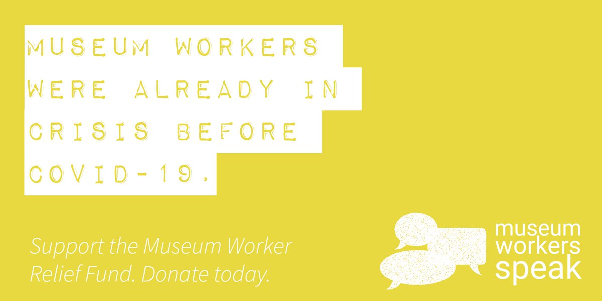 We’ll keep saying it until it’s no longer true: museum workers were already in crisis before COVID-19. Institutional responses to this moment merely underscore the inequities that pervade our current systems that rely on the labor of underpaid and undervalued workers. (5)
