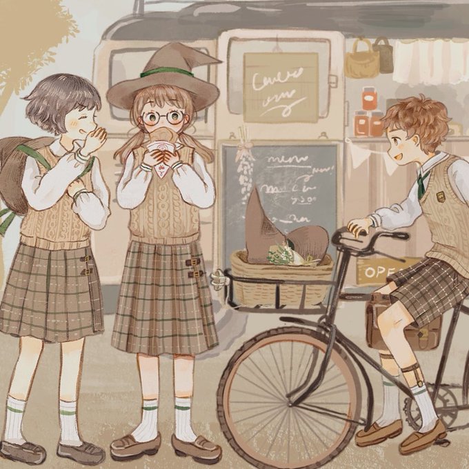 「自転車 立つ」のTwitter画像/イラスト(古い順)