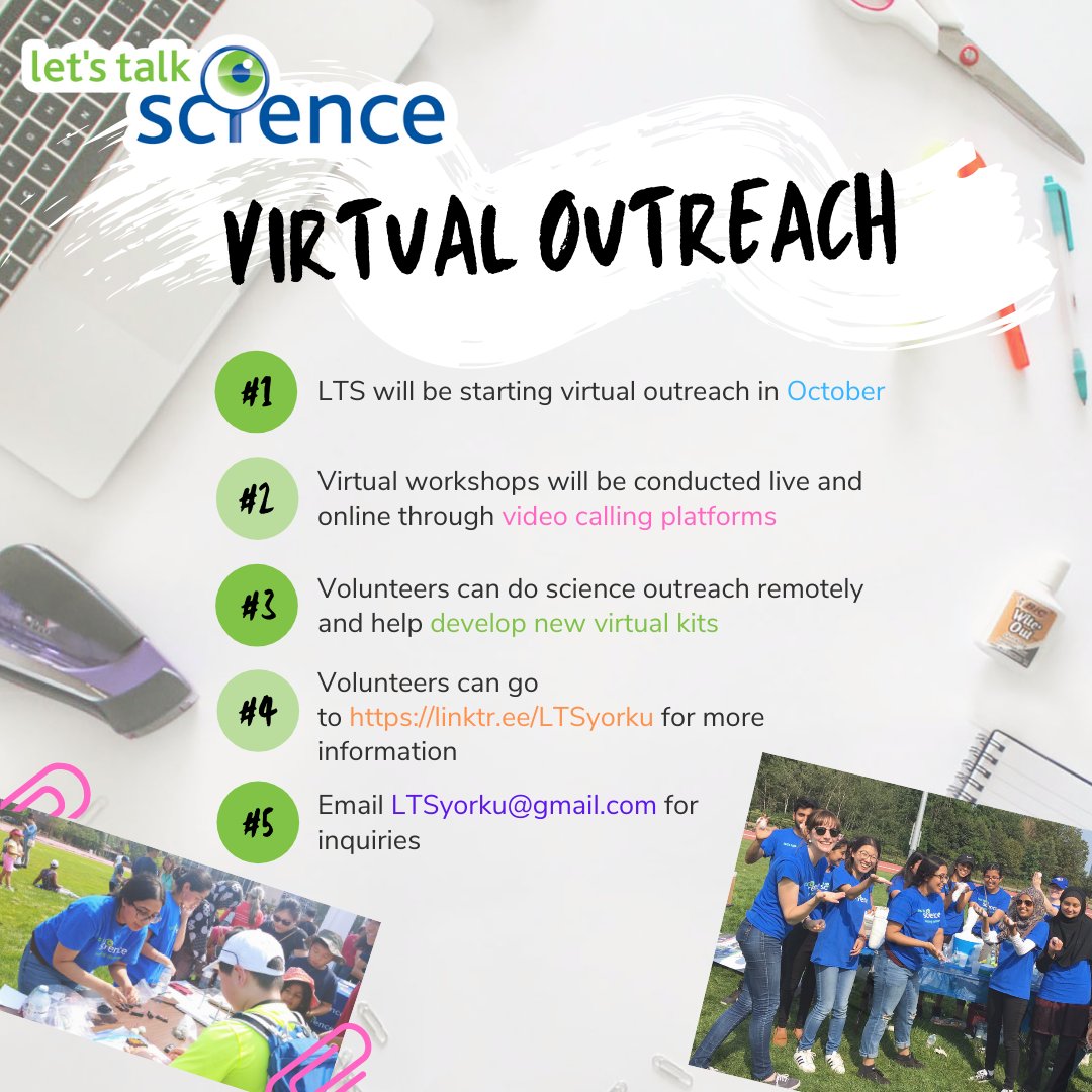We are excited to announce that we are going VIRTUAL with new, modified workshops so that our volunteers can do outreach from home. Stay tuned for more updates or send us an email with any questions you may have!