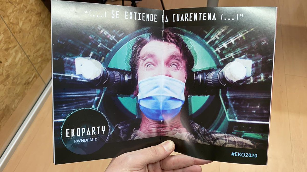 📢EkoMagazine 2020 IS OUT! Get your digital copy at ekoparty.org/ekomagazine
.
¡Ya salió la #EkoMagazine 2020! Descargá la versión digital en ekoparty.org/ekomagazine

Artículos de <a href="/UnaPibaGeek/">Sheila A. Berta</a> <a href="/FedeQuark/">Fede Pacheco</a> <a href="/nicowaisman/">Nico Waisman</a> 
<a href="/cesarcer/">Cesar Cerrudo</a> <a href="/MartinGalloAr/">Martin Gallo 🇦🇷 💚✊🏾🚀</a> <a href="/Sepa007/">Sepa</a> <a href="/mgitemperini/">Marcelo Temperini</a> <a href="/DeniseGross/">Denise Gross</a> 👇🏼