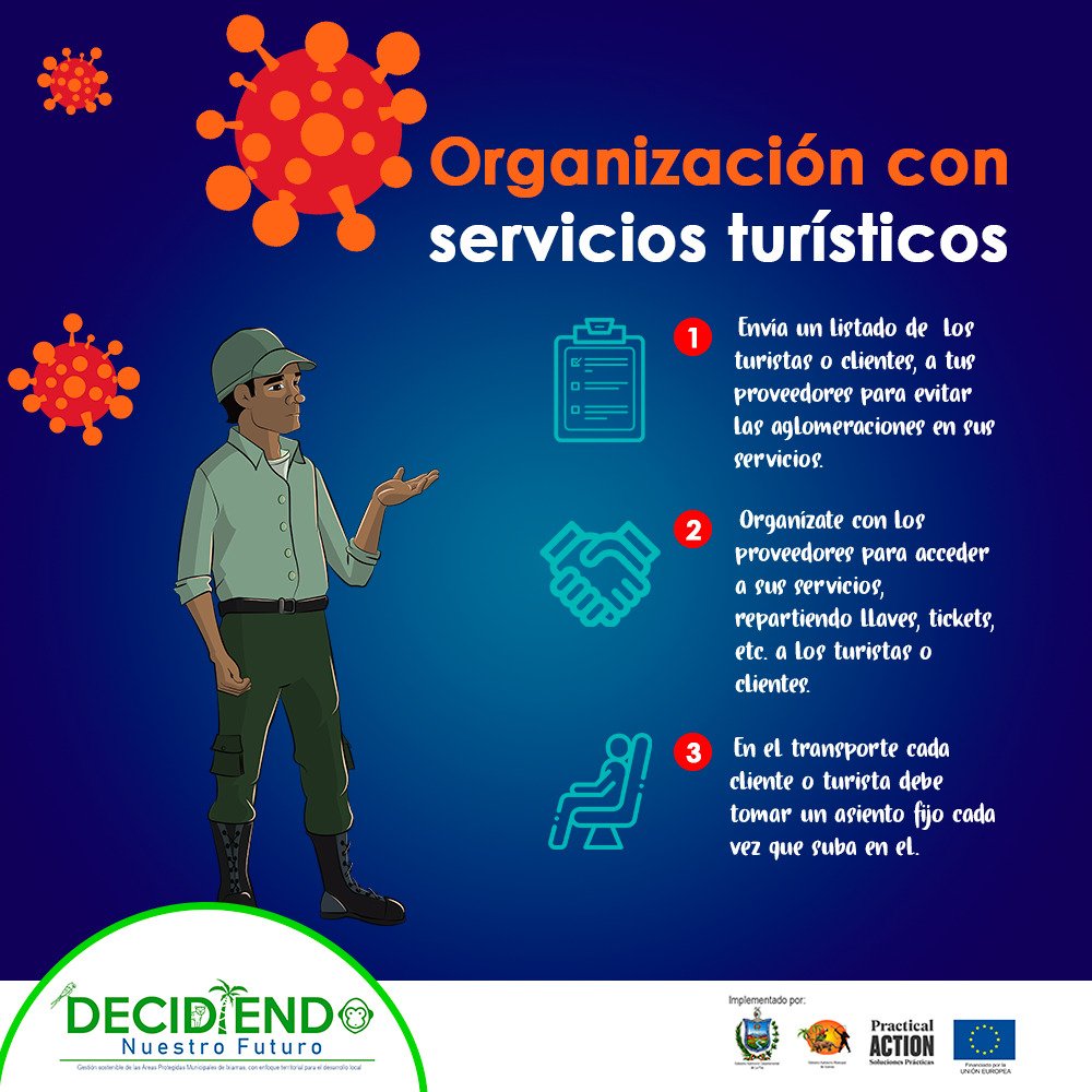 DecidiendoF's tweet photo. Siguiendo con la normativa legal vigente para la reactivación de la actividad turística desde el #GAMIX te presentamos las medidas de bioseguridad en la atención de hospedaje. 

#PracticalAction #UEenBolivia #DecidiendoNuestroFuturo https://t.co/z9HnuWiP4e https://t.co/O3p9AkAD16