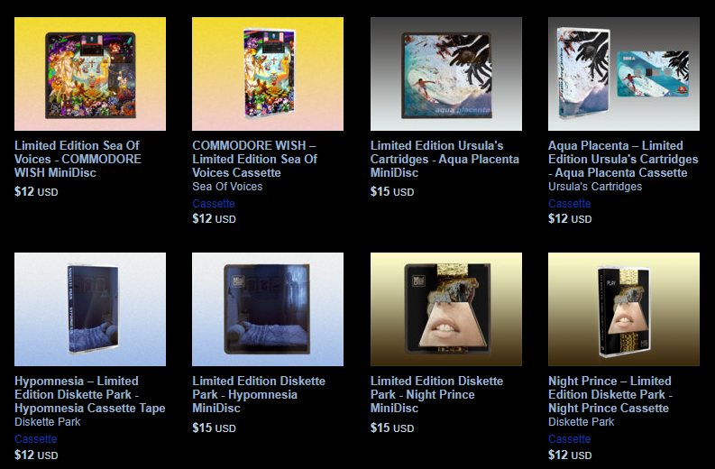holoJamz's tweet photo. Check out our physicals page! New cassettes and MiniDiscs from Sea of Voices, Diskette Park &amp; Ursula's Cartridges! 

Also you will see a recently added CODEXصبيENCYCLOPEDIA cassette and a 超高Titan sticker set!

https://t.co/U63rgK9ZOj https://t.co/ab7psD669n