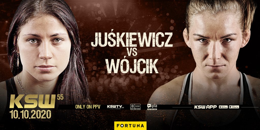 KSW_MMA's tweet image. Sylwia Juskiewicz and Karolina Wojcik will make KSW debut and face each other at #KSW55.

Watch #KSW55 live on KSWTV.com. 
📲 KSW App now available on iOS and Android.