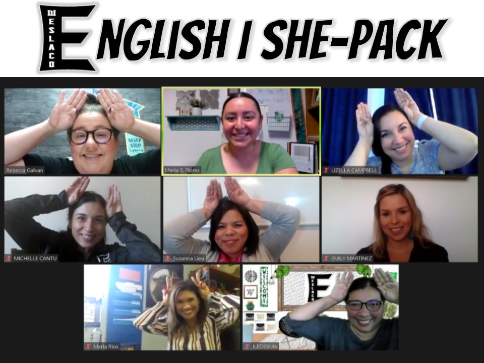 MrsRGalvan's tweet photo. Have I told you about the most amazing team I have ever worked with? These ladies work tirelessly, collaborating and supporting one another day-in and day-out making student wellness and success our number 1 priority! #shepack #bossteachers #SEL #TeacherStrong https://t.co/Mywh11iLXo