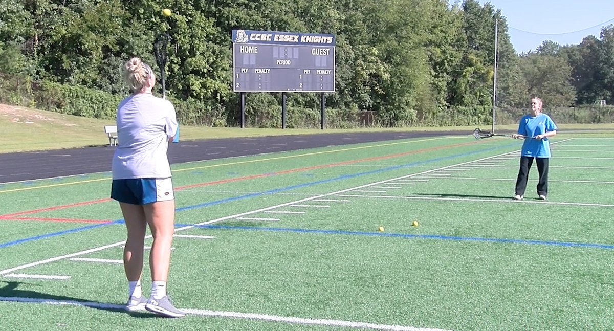 CCBCEssexSports's tweet photo. A few shots of @Knights_WLax yesterday at first day of practice. https://t.co/3nSRoY4Xcu
