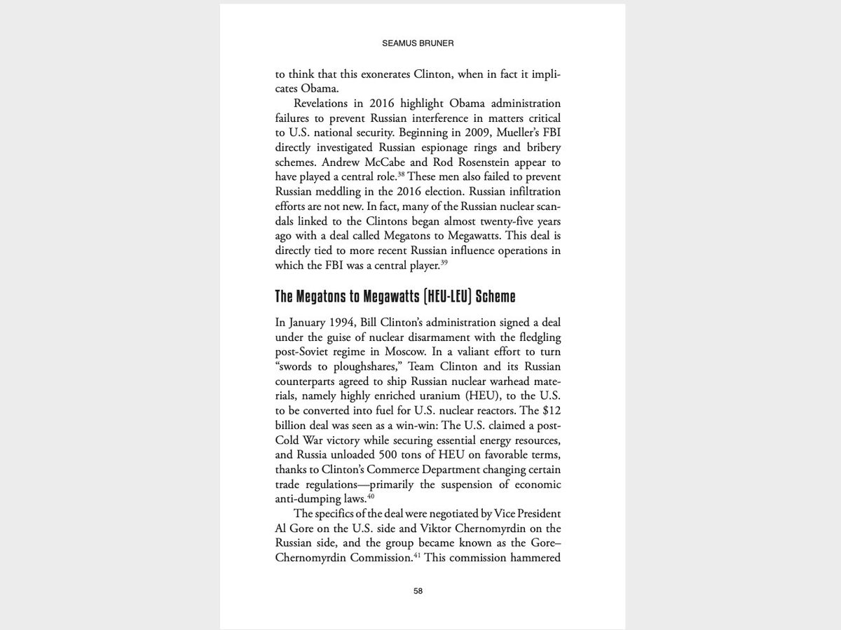 I wrote about Megatons to Megawatts in my book on FBI corruption. Leon Fuerth helped negotiate the deal as VP Gore& #39;s natsec assistant. In 2010, Fuerth was revealed to be a target of the Illegals Program spy ring (Remember Anna Chapman?). This story is about Russian nuke influence