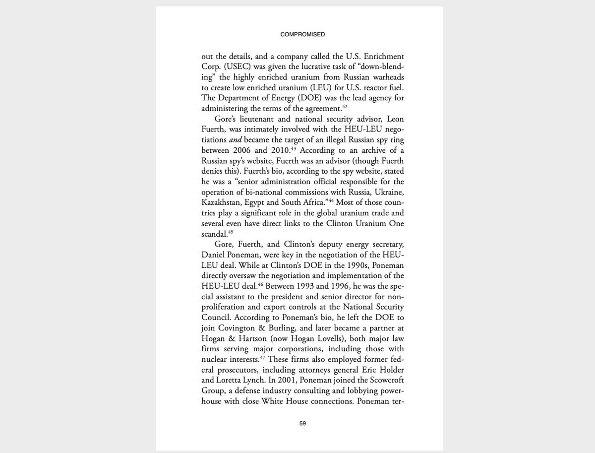 I wrote about Megatons to Megawatts in my book on FBI corruption. Leon Fuerth helped negotiate the deal as VP Gore's natsec assistant. In 2010, Fuerth was revealed to be a target of the Illegals Program spy ring (Remember Anna Chapman?). This story is about Russian nuke influence