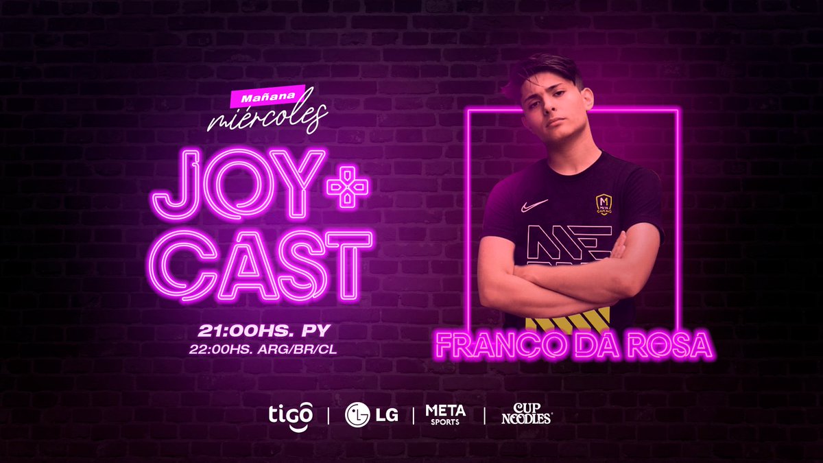WClickGG's tweet photo. Para nuestro primer programa, vamos a tener un invitado de lujo, @francodarosa00 😜👏🏻
Quieren saber mas de él? Mañana es el día junto a @Migueluff y @astr0py 😎🔥
⏰ 21:00hs 🇵🇾 - 22:00hs 🇦🇷🇨🇱
📺 https://t.co/Xg35YQoCRq
Una producción de #WCLICK para @mselivegg https://t.co/Os9imjl2eS