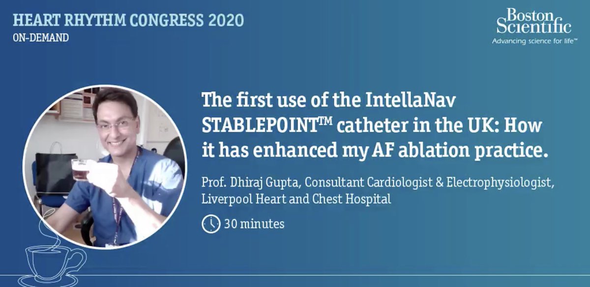 DhirajGuptaBHRS's tweet photo. See you at @heartrhythmcong 2020

I will share my experience of the #stablepoint catheter, which brings together #directsense and #contactforce technologies for the first time. https://t.co/lbsBkbTx0X