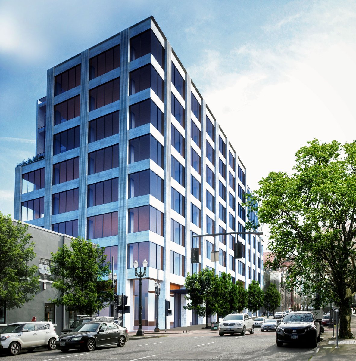 Anchored by The Portland Clinic, the West End Medical Center is comprised of a 128,000 SF, 8 story building designed by ZGF Architects. Coming summer 2023!  cushwk.co/2FZPIPe #westendmedical #12th&amp;Taylor #MedicalOfficeBuilding #MOB #CRE #Portland #Westend