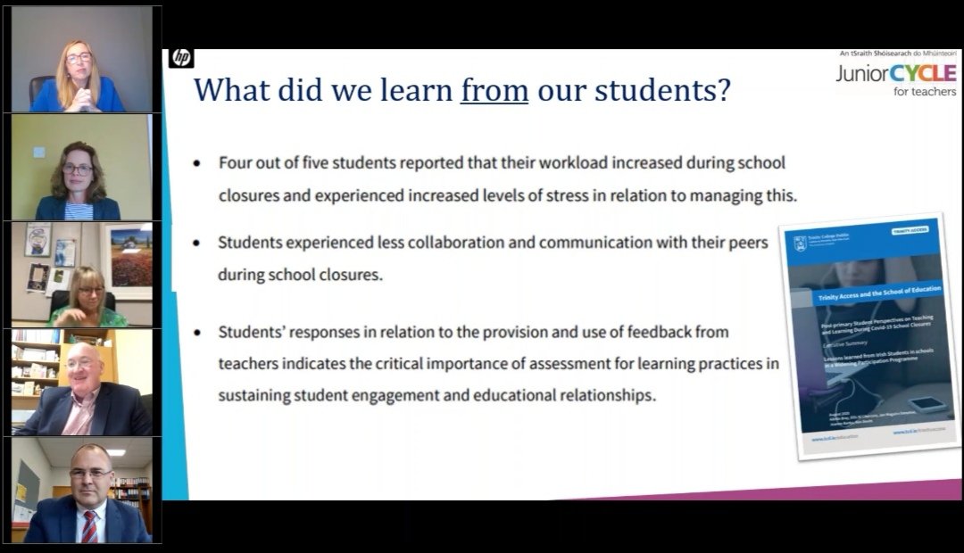 GGilgerEdu's tweet photo. Learning is a two way street in our schools. Well done @JctLeadership @Niall___Murphy @HelenCostello11 et al for a very insightful seminar @JCforTeachers @ETBIreland #solutionfocusedthinking #studentvoice https://t.co/qbRtUJvPM9