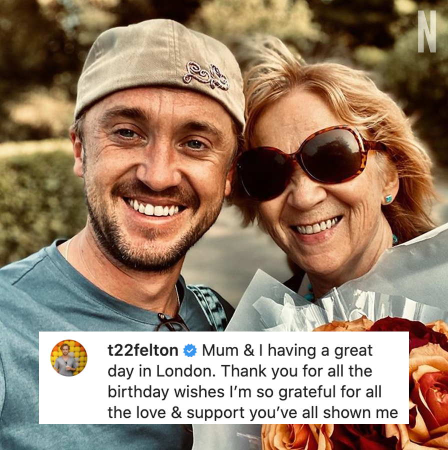 This photo is so adorable! Happy 33rd birthday to Tom Felton!   (  