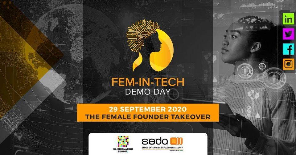 MorolongZA's tweet image. .super stoked to be joining an esteem panel of VC investors as a judge for the #FemInTech programme at next weeks @innovsummit by @Seda_dsbd 🚀