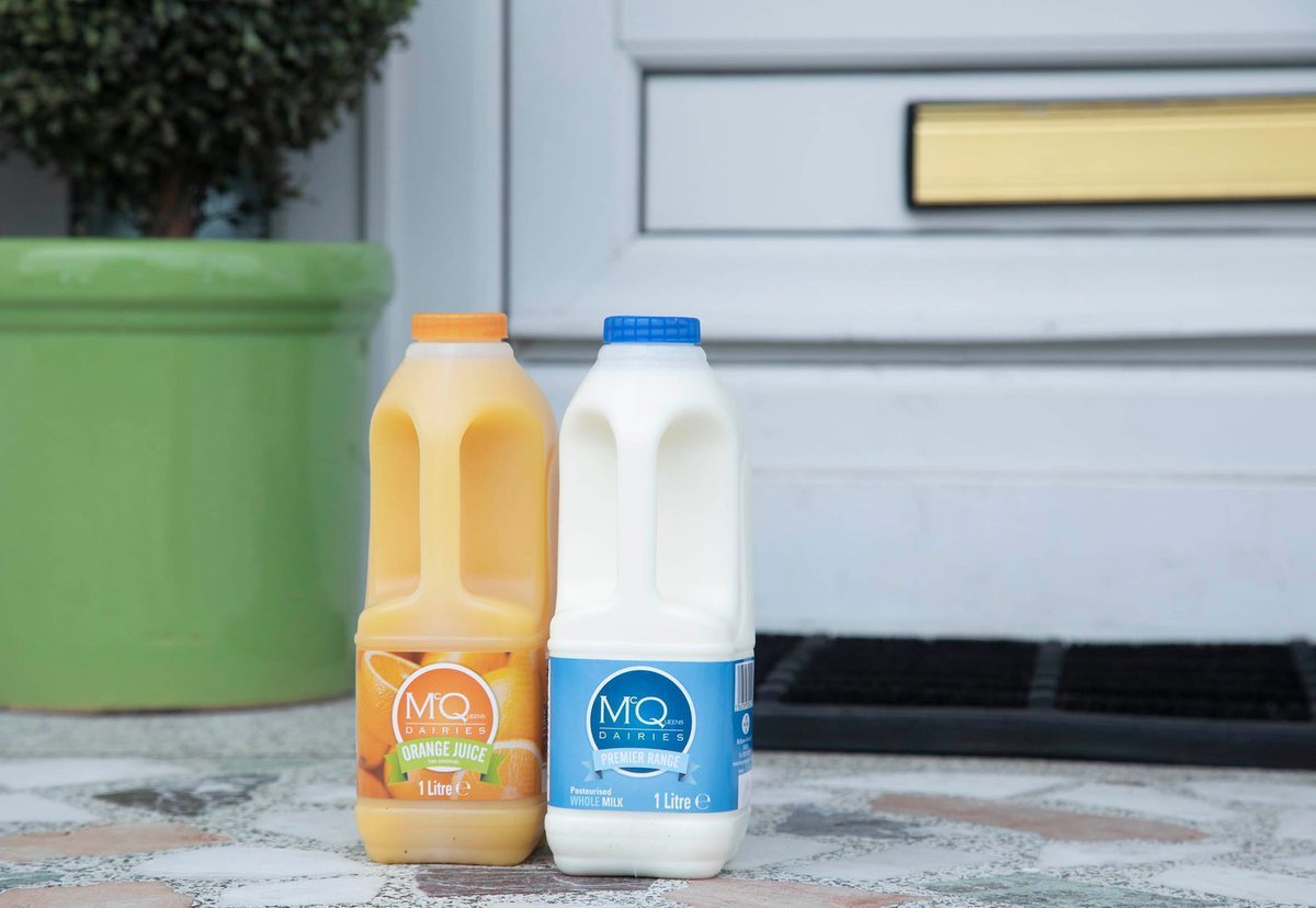 DairiesMcqueens's tweet photo. What's so great about a milk delivery? 🥛🤔
🙌Delivery before 7am
📆 No subscription needed
🚚 Contactless
🍳 Add on Eggs and Juice too
Place your order here: 👉 https://t.co/bIRtQd4US0
#MilkDelivery #Morningdelivery #DeliveryService #McQueensDairies #Lockdown2 #lockdown https://t.co/z326LNN3xM