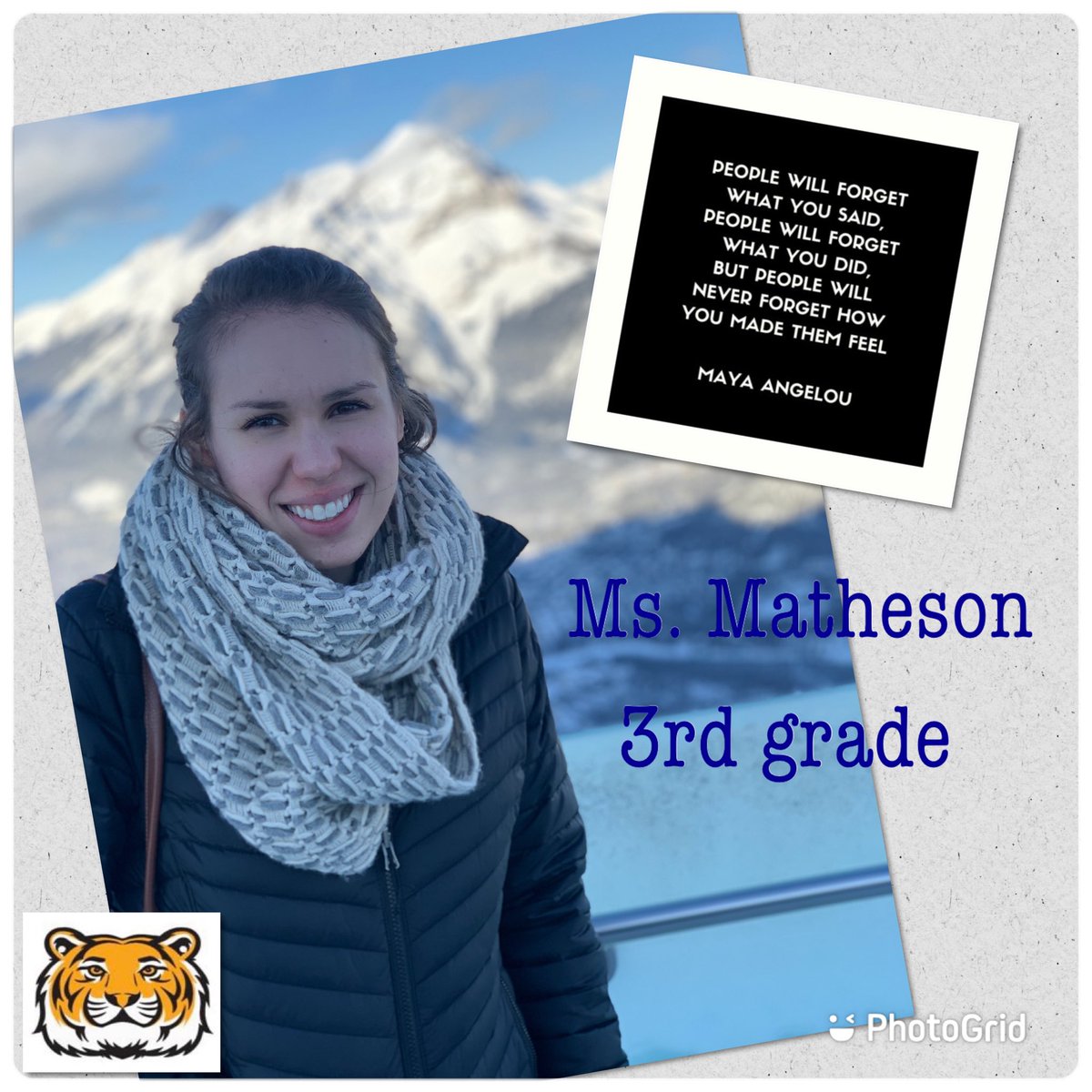 Ms. Matheson says her favorite thing to do when not teaching is camping and traveling with her 2 dogs!

#DCDK8School #BuildGBSD <a href="/BarbKeeton/">Barb Keeton</a> <a href="/greshamschools/">Gresham-Barlow SD</a>