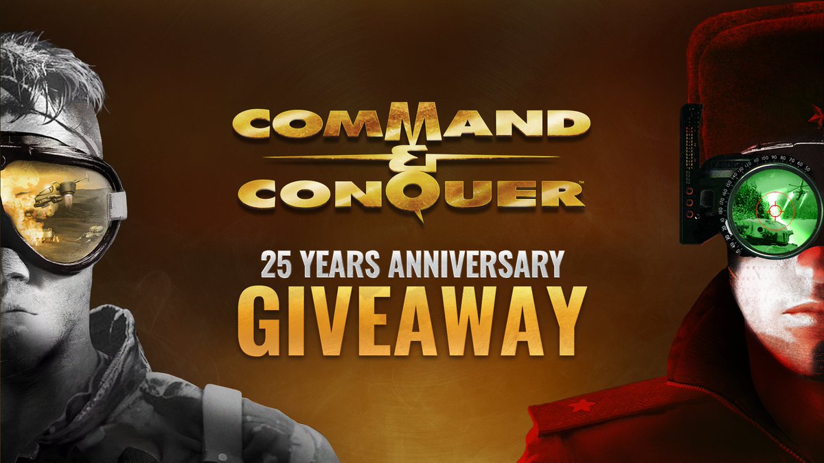We’re excited to announce that we're hosting a C&amp;C Anniversary Giveaway for everyone to take part in! Just play and you have a chance of winning!

Full details here - cnc.community/command-and-co…

#commandandconquer