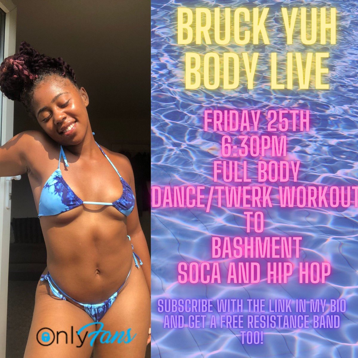 isthatvalerie_'s tweet photo. FLASH SALE x BRUCK OUT TIME 🤪⚡️
tomorrow is fitness day so we’re doing a flash sale ! 50% off Bellerie classes👀 i’ll be teaching one of my dance classes so you already know the vibes👯‍♀️This sale is literally for 24 hours. https://t.co/ZW0r2gT0i1 https://t.co/a6jl6bqndA