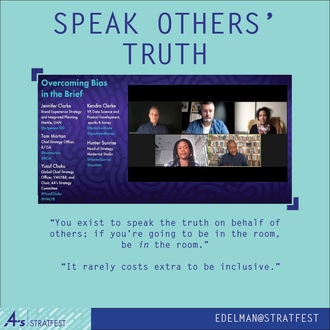 Members of our strategy team had the opportunity to attend <a href="/4As/">4A's</a> virtual StratFest. As strategists, we’re always trying to get to the SMIT (single most important thing), and so in our truest fashion, we’re sharing 1 key takeaway from our favorite sessions!