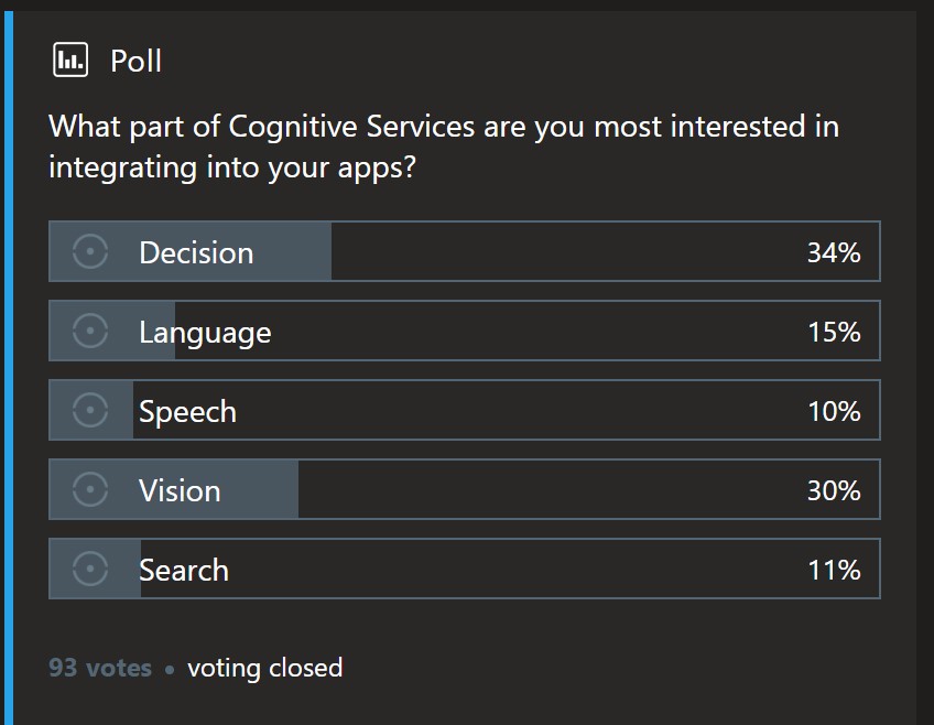 ayako_omori's tweet image. #MSIgnite の #CognitiveServices 関連まとめを取り急ぎ。
ayomori.com/2020/09/23/mic…
使ってみたい CogServices で Decision と Vision が人気なのは #MetricsAdvisor と #SpatialAnalysis のせいかしら？
#MSIgniteJP #Cogbot #AzureAI