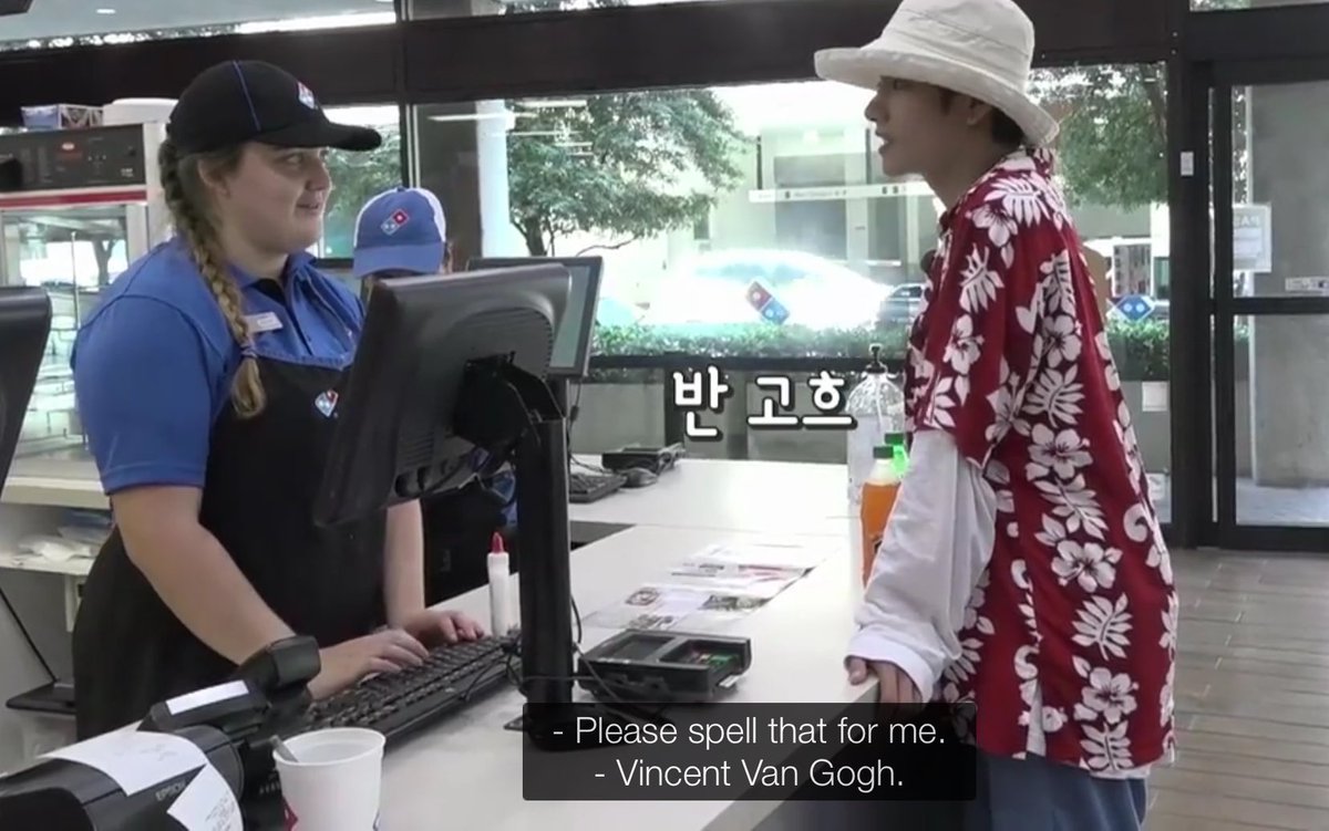 "My name is Vincent "