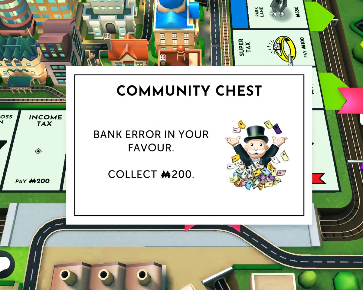 pdeepa's tweet image. Ka-ching! 🤑💰 

#fintech #Monopoly #fintechfail #Banking #error