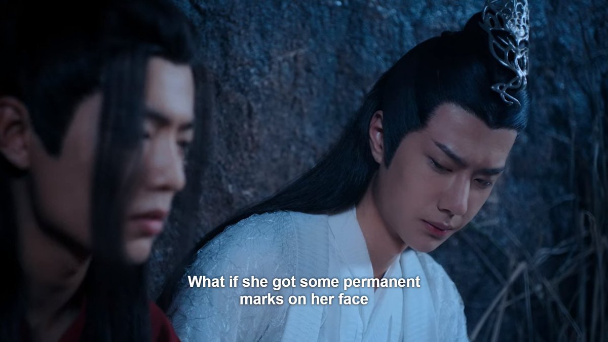 Lan Wangji is like "but your beautiful beautiful body is marked forever" and Wei Wuxian is missing the point