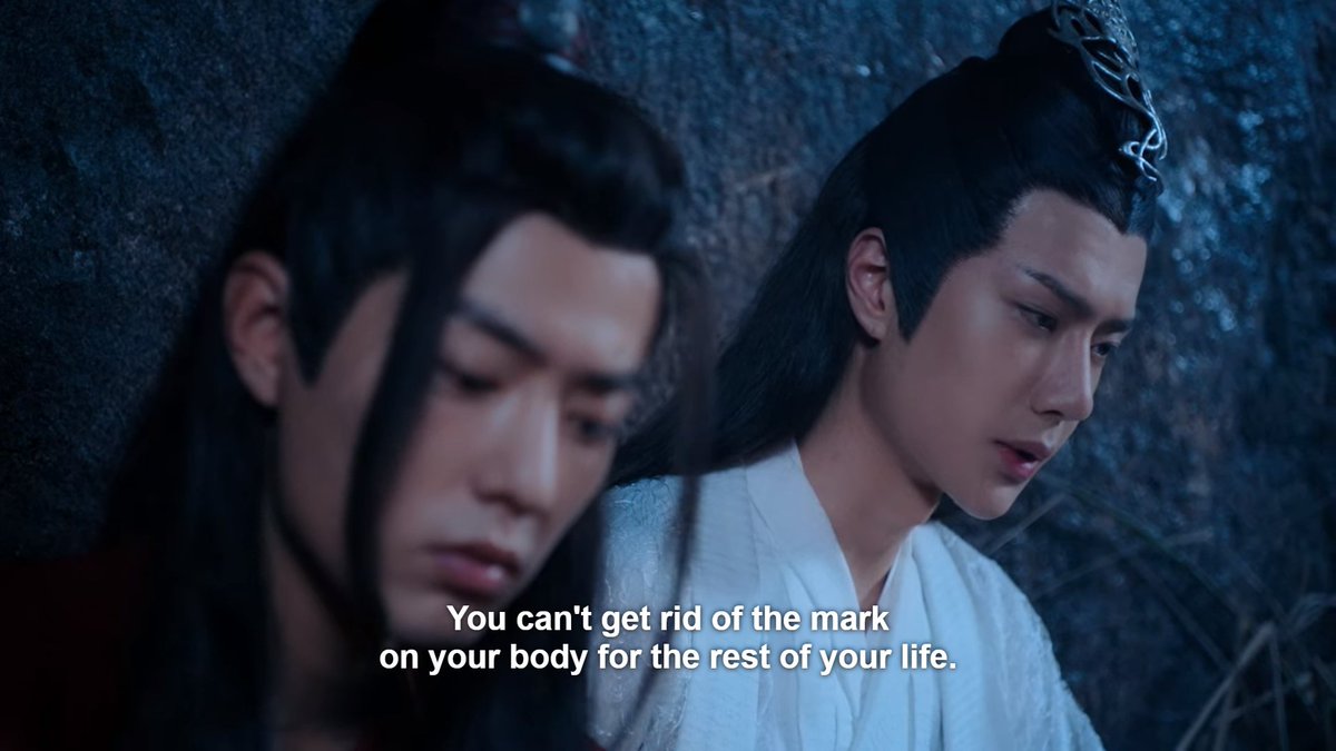 Lan Wangji is like "but your beautiful beautiful body is marked forever" and Wei Wuxian is missing the point