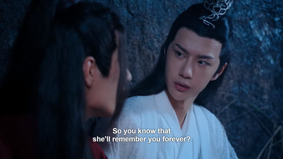 This conversation is causing Lan Wangji way more pain than his open and bleeding wound