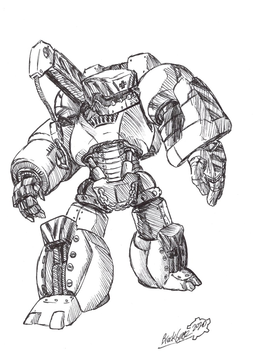 UnstableReact0r's tweet image. Here's my #GutsMan redesign! I thought it would be cool if his arms were like jackhammers/piledrivers and there was visible hydraulics. I think he'd be equal parts construction and search and rescue use. 

#MegaMan #RockMan #RobotMaster #art #fanart #redesign #robot #mecha