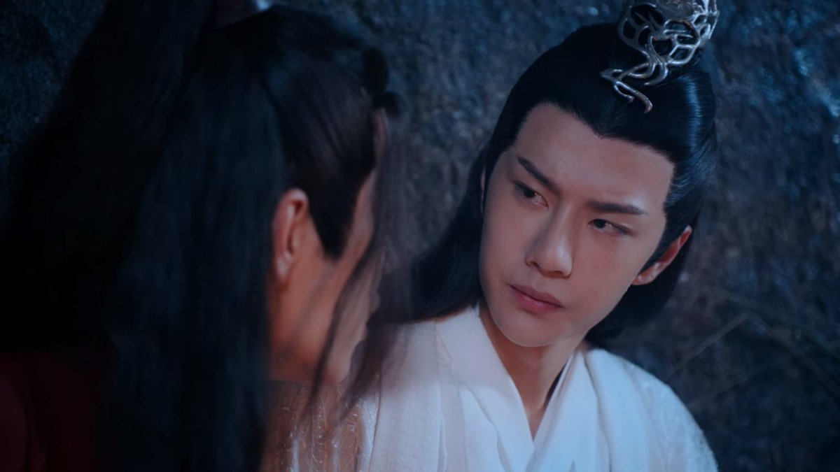 Lan Wangji realizing in real time that he is in love with truly the dumbest boy in the world