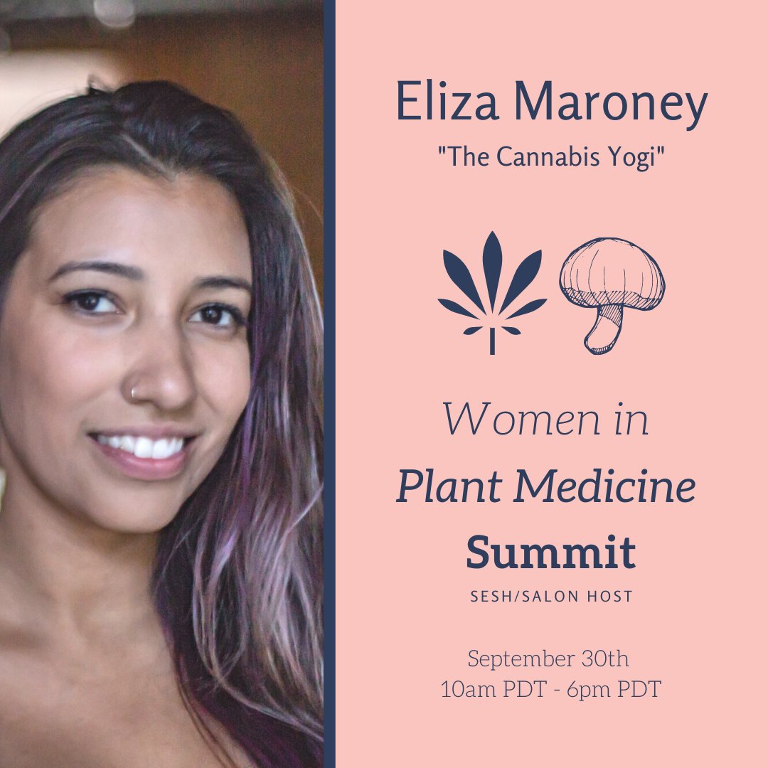 TheHausofJane's tweet photo. Get your tickets https://t.co/CqEiDYzlE6 and mark your calendar! Eliza Maroney of @TheCannabisYogi is hosting a Sesh/Salon at the Women in Plant Medicine Virtual Summit on September 30th!

#cannabis #womenincannabis #wipm #womeninplantmedicinesummit #womeninplantmedicine https://t.co/aryDB0vybd