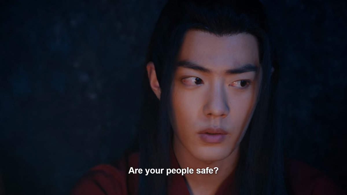 If Wei Wuxian murders the entire Wen clan (because what does he do that is so evil? Is that it??) because Lan Wangji is crying, I don't think it is an over reaction because LOOK