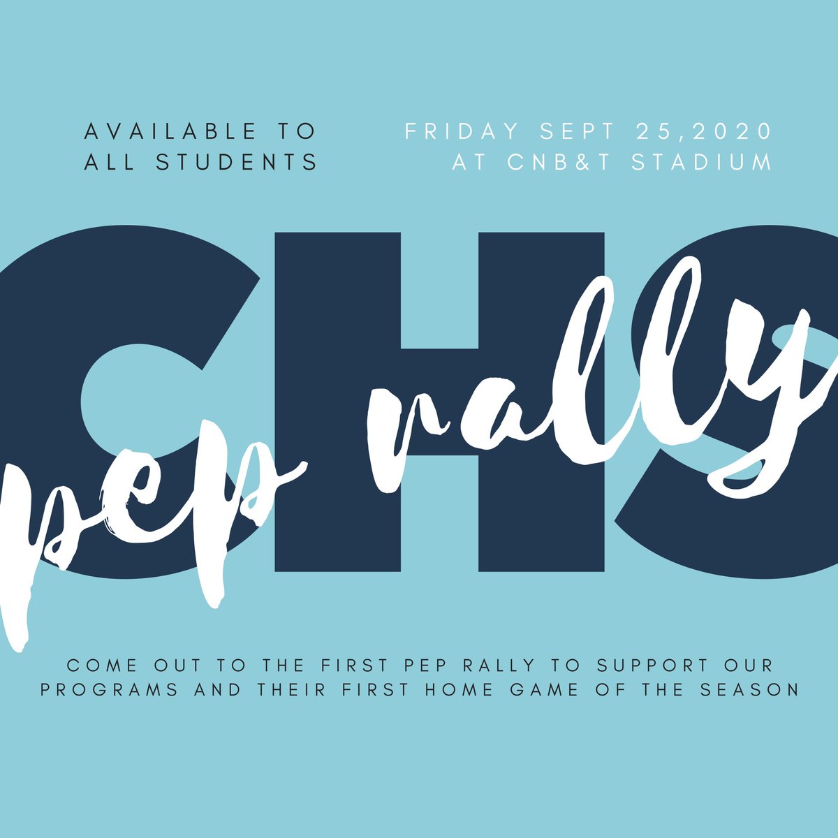 Surprise! We are so excited to invite our students and community to Corsicana’s first pep rally!!! Come join us as we get ready to celebrate and cheer on our football team and other programs at their first home game this Friday! More details to come, see you there! #TCC
