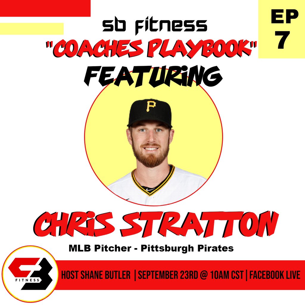 SBFitLLC's tweet image. Ep. 7 SB Fitness ‘Coaches Playbook’
Yessiiir me and my guy Stratt Dawg going live at 9am tomorrow morning! Y’all tune in for a great episode with one of my closet friends. @cstratton46 is a professional athlete for the MLB team @Pirates.
#RealWorkRealResults
⚾️