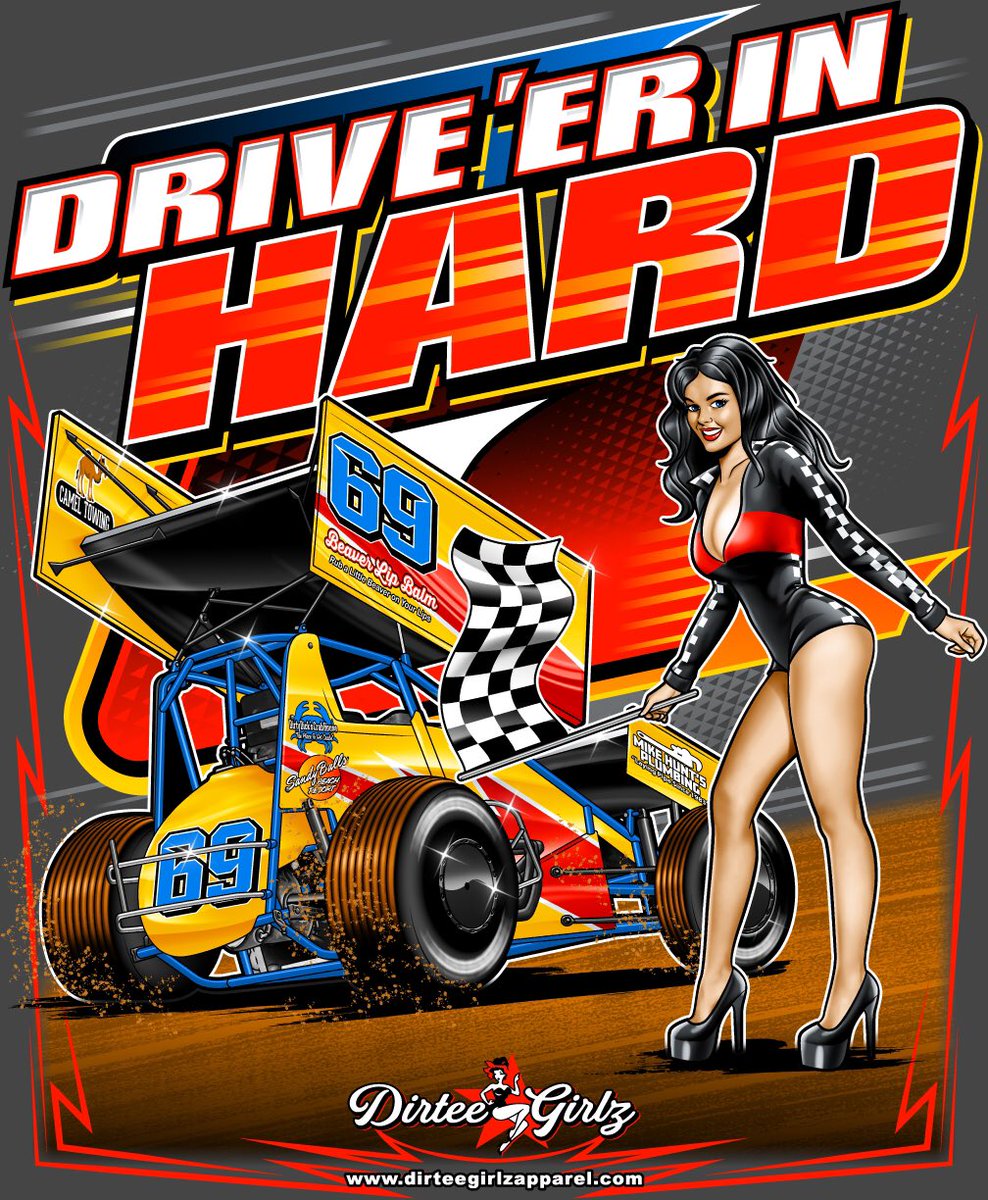 TheDirteeGirlz's tweet photo. Excited for the new shirt COMING SOON! Lola goes #sprintcar racing. Follow us and Check us out at https://t.co/jmkyFFvbWX. #DIRT #dirttracklife #RaceforLife #dirteam https://t.co/UOnbTKH1sb