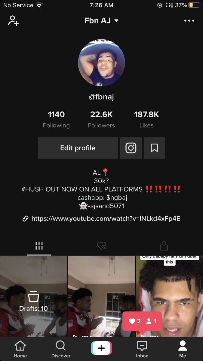FBN_AJ's tweet photo. @2kscampolice tiktok account for sale 22k+ hmu https://t.co/3PAMsC8DtC