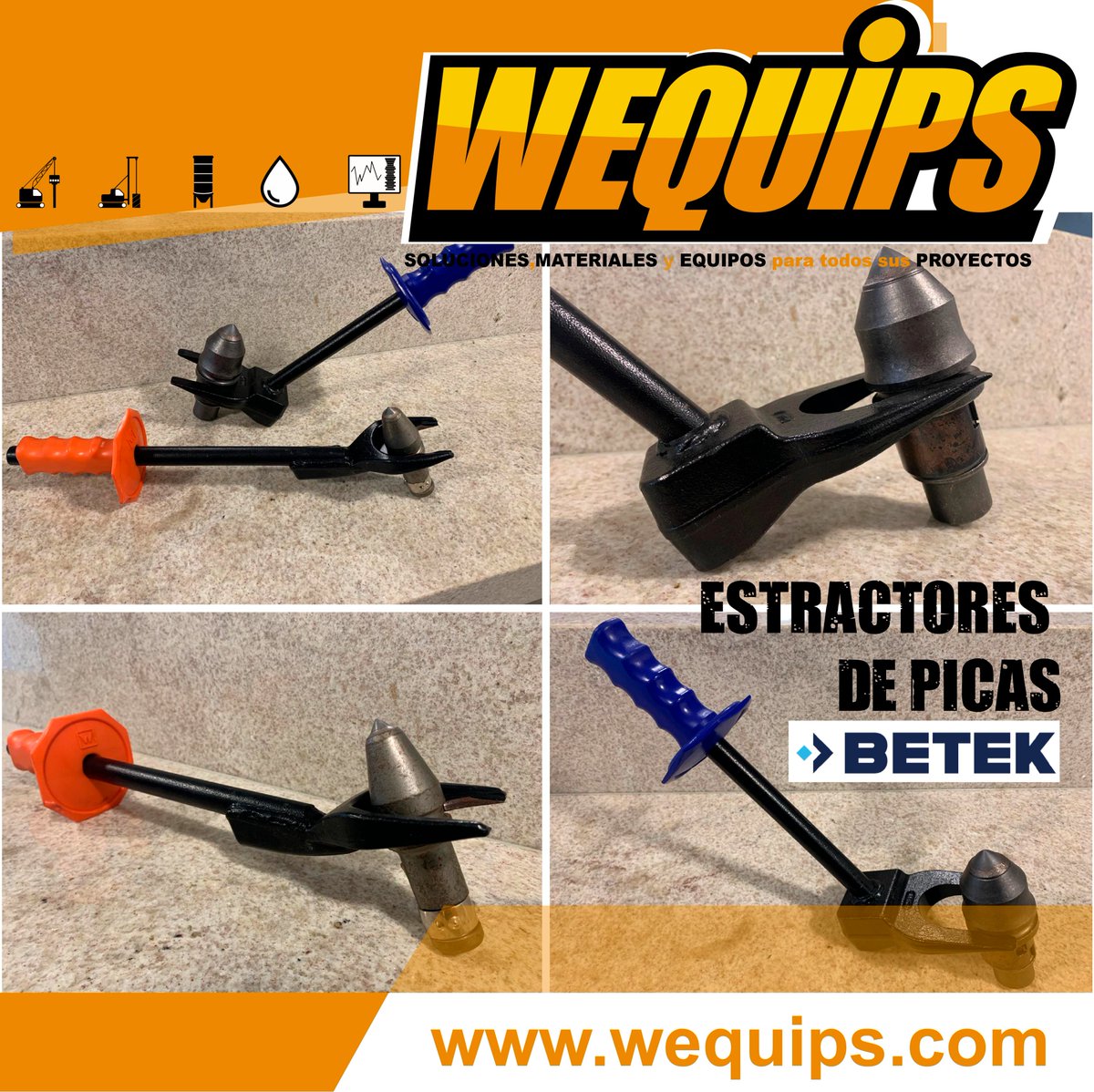 wequips's tweet photo. 🔥WEQUIPS🔥

✈DISTRIBUIDOR PARA LATINOAMERICA DE BETEK✈

•🛠 Extractores de brocas
•🛠 Extractores de cuñas
• 🛠Herramientas de montaje
•🛠 Herramienta de desmontaje

📞📱📠CONTACTANOS
www,https://t.co/V0yqNpJsct
info@wequips.com
+57-310 2952922 https://t.co/7taXylCrEz