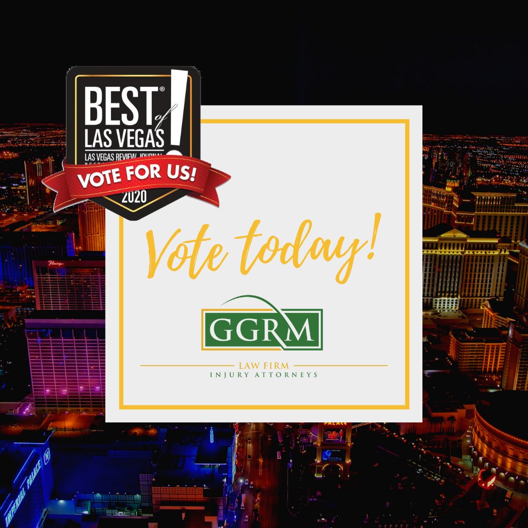 GGRMLawFirm's tweet photo. Show us some love! Vote for #GGRMLawFirm for Best of Las Vegas. Follow the link and vote each day through September 30th. https://t.co/mtpzRgO7P9 https://t.co/raxlHnBvPw