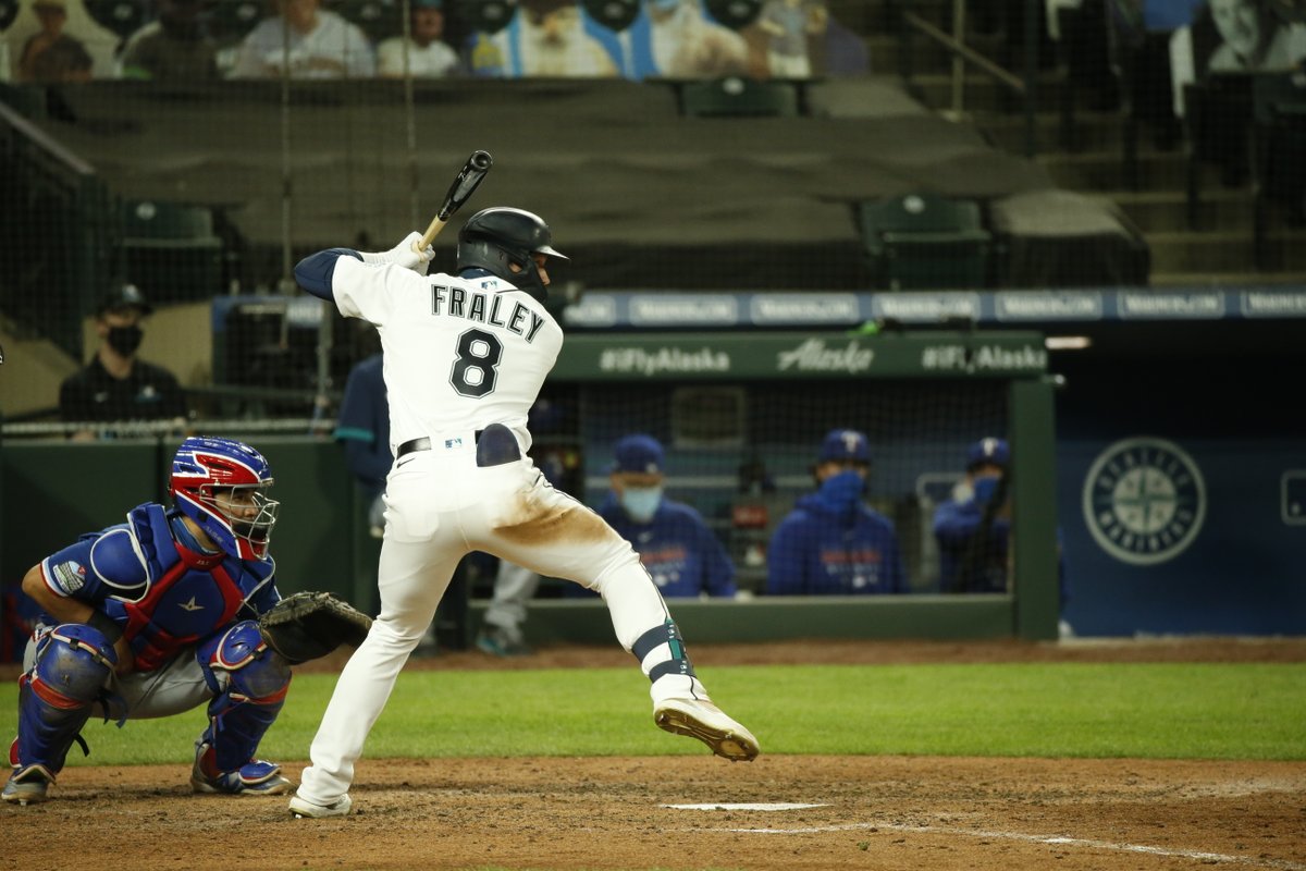 MarinersPR's tweet image. The @Mariners have made the following roster moves:

· Jake Fraley, OF, recalled from the alternate training site.
· Dylan Moore, INF/OF, placed on the 7-day Concussion Injured List.

Read more on the #Mariners blog: bit.ly/33NW5xm