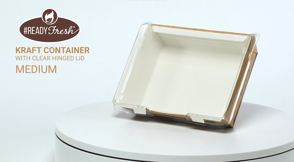 ReadyFresh1's tweet photo. My easy-to-use hinged lid kraft containers offer excellent product protection for foods like pasta and rice dishes, salad, sushi, and fruit https://t.co/ppiSdjRaEy 

#ReadyFresh #grabngopackaging #foodpackaging #GoodToGo https://t.co/95pmhdGzek
