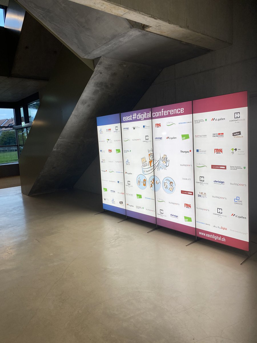 chlanter's tweet photo. Bald geht’s los. Die klimaneutrale east#digital conference öffnet um 9 Uhr die Tore im #Startfeld. Mit Leckereien von @tibitsCH und Barista-Kaffee. @eastdigital @IHKCH @LEADER_Magazin @tagblatt_ch @swisspeers @PositiveMaren @PascalKaufmann @visionapartment @ITrockt @echtpraktisch https://t.co/8kWwDTEfSN