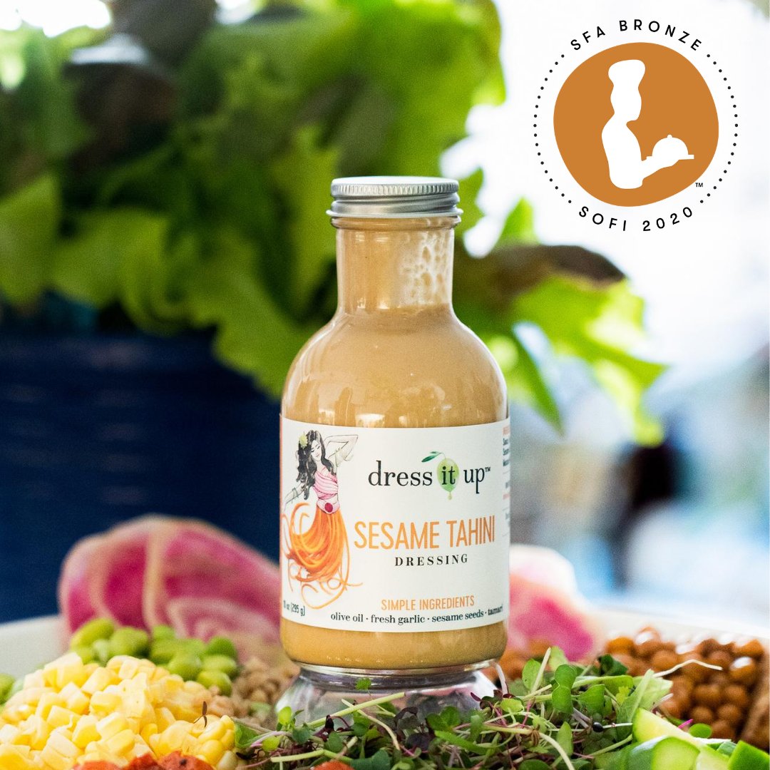 dressitupsalad's tweet photo. The One Where Sesame Tahini Wins a #SofiAward. 🏆 A tried-and-true fan favorite for a reason, this addictive secret sauce gives any meal a bold, tangy flavor without compromising on whole, healthy ingredients. ✨ Discover new recipes you’ll love: https://t.co/RitaVgcCjB. 👩🍳 https://t.co/HsP52sC8kJ