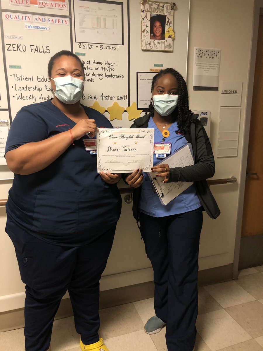 Congratulations Ithamar Turenne, RN on being named the Queen Bee on 6B for this month!!!! Thank you for all that you do for your patients and teammates every day!!#amazingnursesLMH