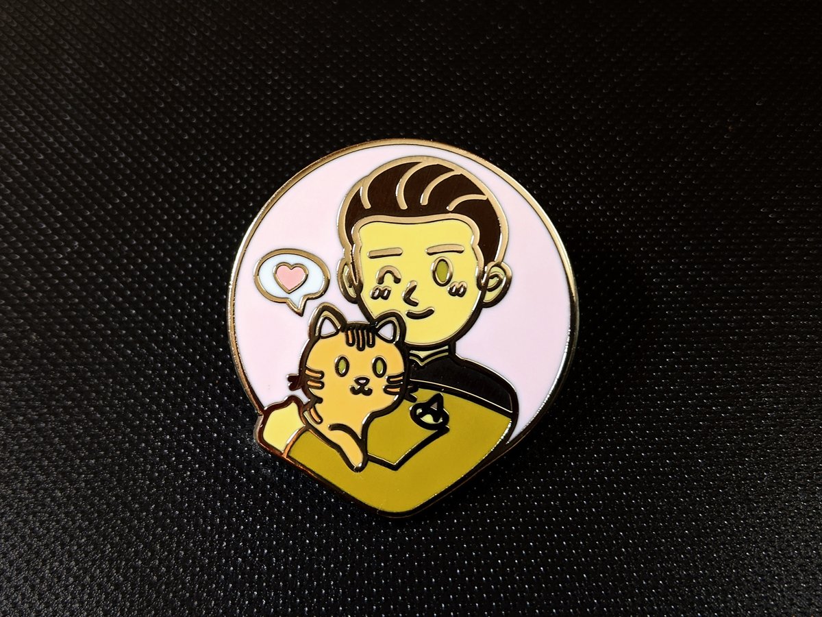 Redbeanfiend's tweet image. Ode to Spot: And though you are not sentient, Spot, and do not comprehend, I nonetheless consider you a true and valued friend!! etsy.com/shop/redbeanfi…
.
.
#startrek #StarTrekTNG #scifi #StarTrekData #Data #Cutecat #cutepin #enamelpins #StarTrekPicard
